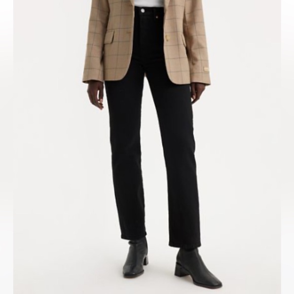 Levi’s black wedgie denim jeans - Picture 3 of 7